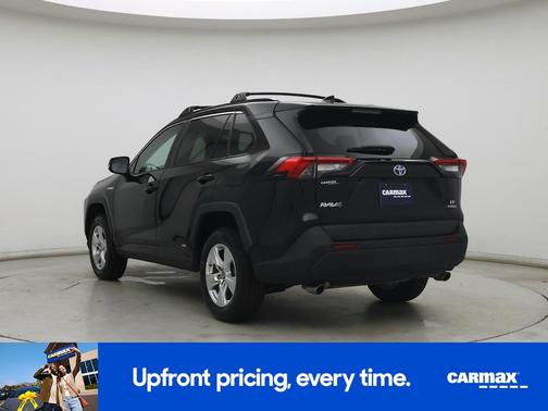 Black 2021 Toyota RAV4 Hybrid LE