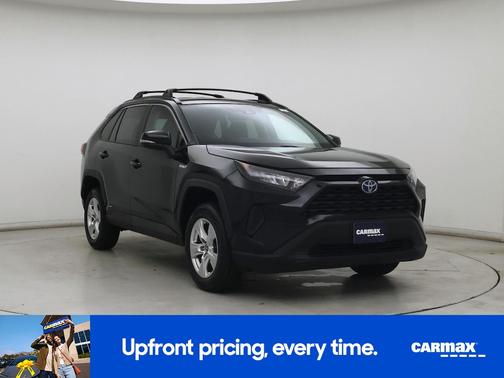 Black 2021 Toyota RAV4 Hybrid LE