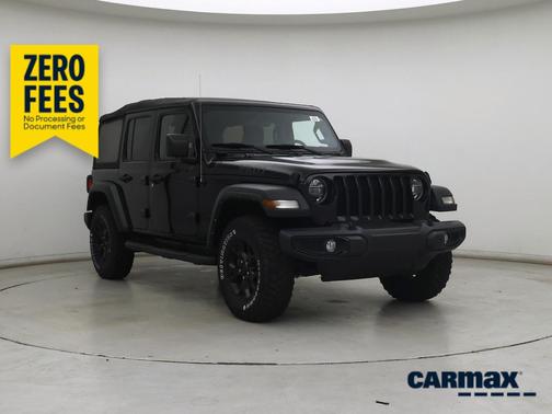 Black 2021 Jeep Wrangler Unlimited Willys
