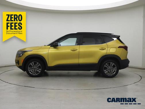 Yellow 2021 Kia Seltos S