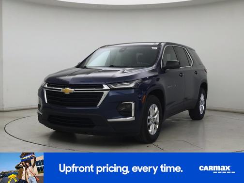 Blue 2023 Chevrolet Traverse LS