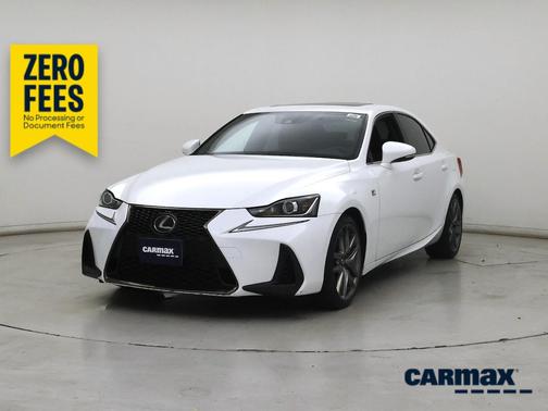 Red 2019 Lexus IS 300 F-Sport