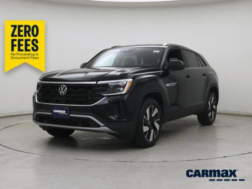 Black 2025 Volkswagen Atlas Cross Sport SE w/Tech