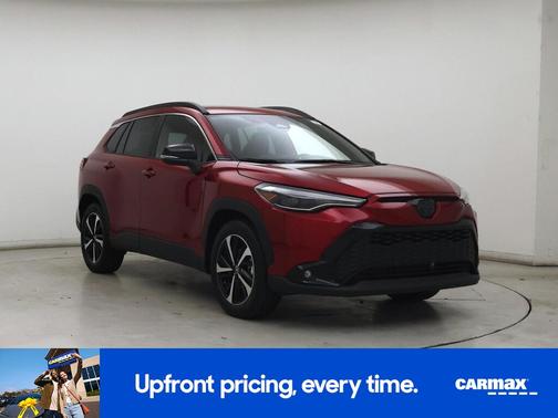 Red 2025 Toyota Corolla Cross Hybrid XSE