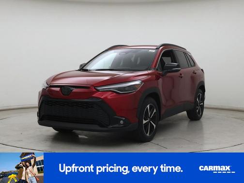 Red 2025 Toyota Corolla Cross Hybrid XSE