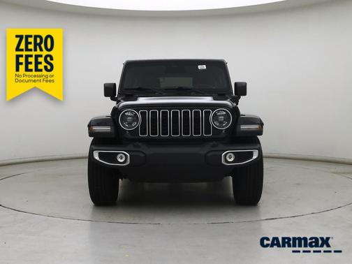 Black 2025 Jeep Wrangler 4xe Sahara