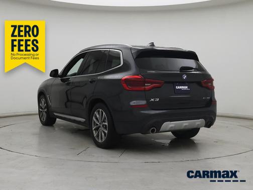 Black 2019 BMW X3 XDrive30i