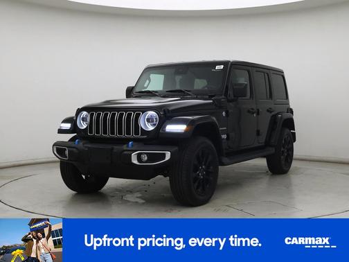 Black 2024 Jeep Wrangler 4xe Sahara