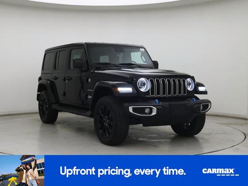 Black 2024 Jeep Wrangler 4xe Sahara