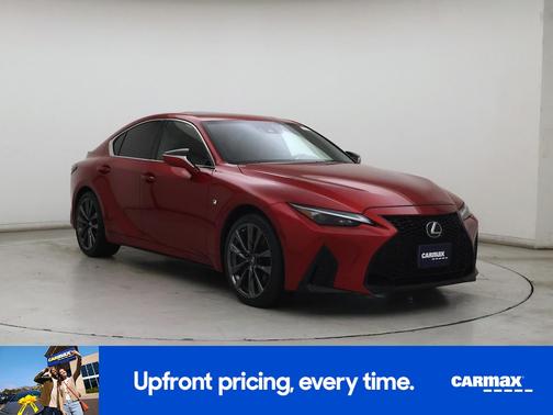Red 2022 Lexus IS 350 F-Sport