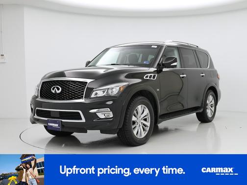 Black 2017 INFINITI QX80