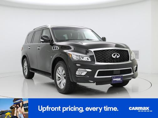 Black 2017 INFINITI QX80
