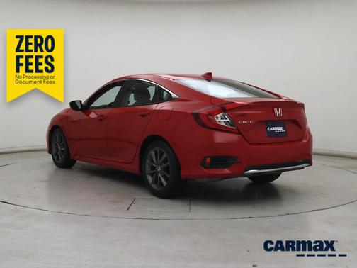 Red 2020 Honda Civic EX-L