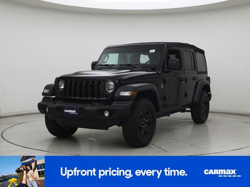 Black 2024 Jeep Wrangler Sport