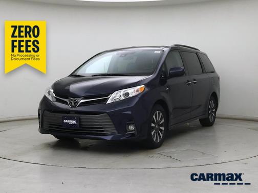 Blue 2020 Toyota Sienna XLE Premium