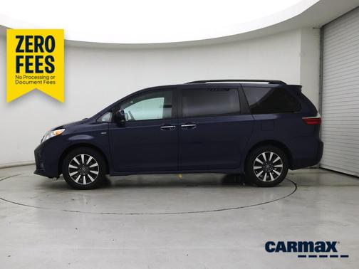 Blue 2020 Toyota Sienna XLE Premium