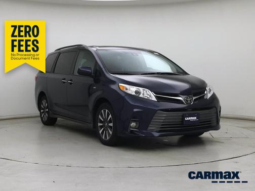 Blue 2020 Toyota Sienna XLE Premium