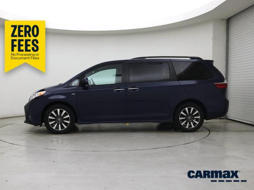 Blue 2020 Toyota Sienna XLE Premium