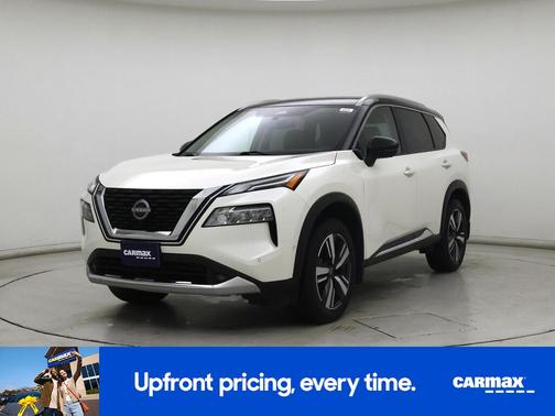 White 2022 Nissan Rogue Platinum