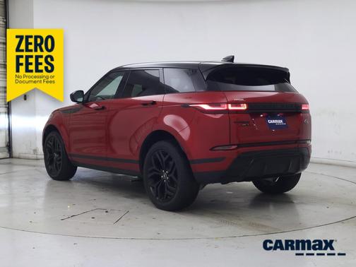 Red 2020 Land Rover Range Rover Evoque S