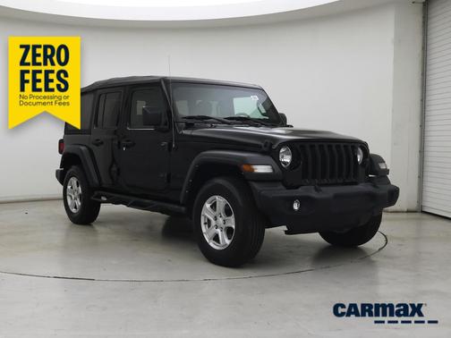 Black 2022 Jeep Wrangler Unlimited Sport S