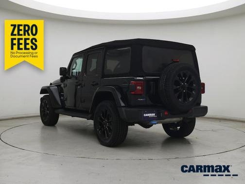 Black 2023 Jeep Wrangler 4xe Unlimited Sahara