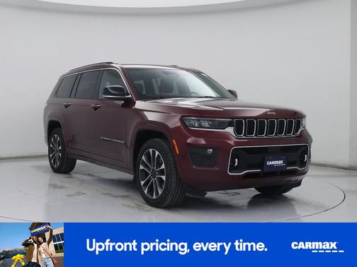 Burgundy 2021 Jeep Grand Cherokee L Overland