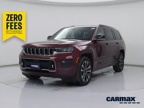 Burgundy 2021 Jeep Grand Cherokee L Overland