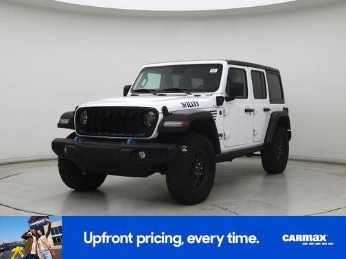 White 2024 Jeep Wrangler 4xe Willy's