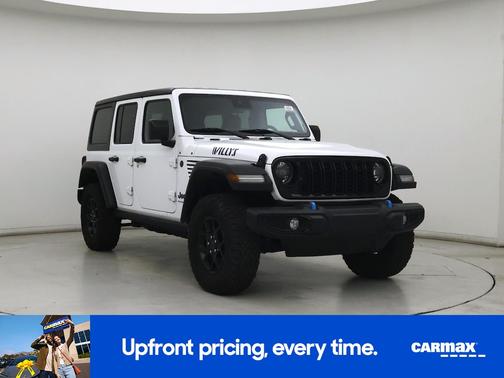 White 2024 Jeep Wrangler 4xe Willy's