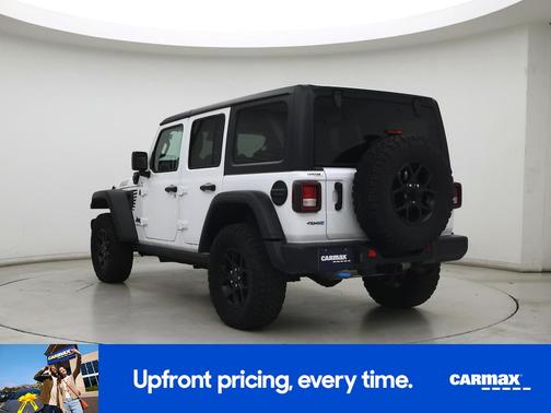 White 2024 Jeep Wrangler 4xe Willy's