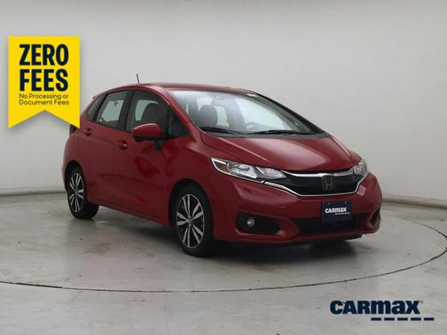 Red 2020 Honda Fit EX