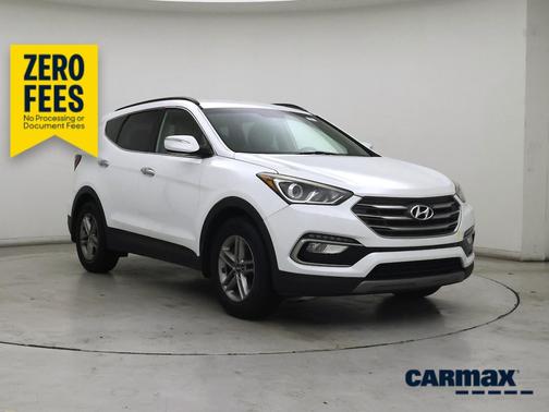 White 2018 Hyundai Santa Fe Sport