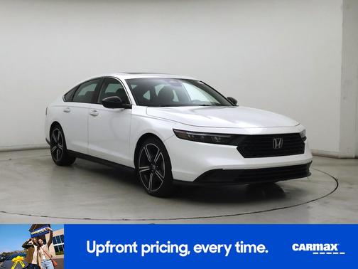 White 2023 Honda Accord Hybrid Sport