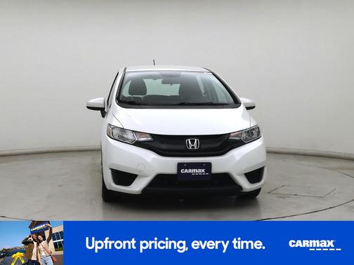 White 2015 Honda Fit LX