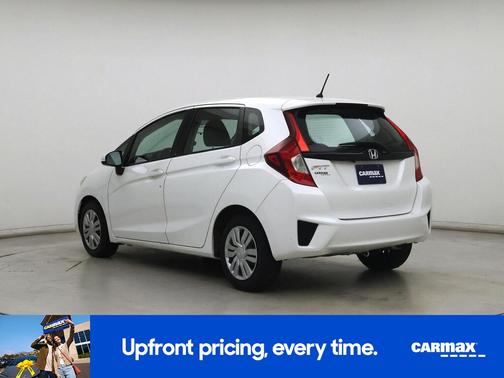 White 2015 Honda Fit LX