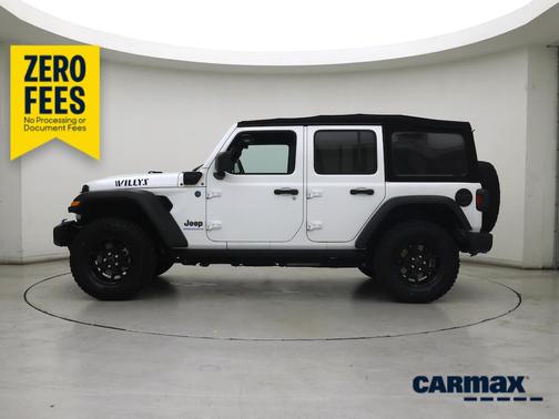White 2024 Jeep Wrangler 4xe Willy's