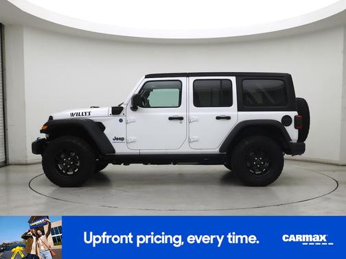 White 2024 Jeep Wrangler 4xe Willy's