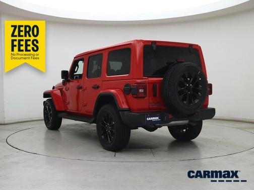 Red 2025 Jeep Wrangler 4xe Sahara