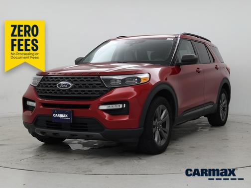 Red 2021 Ford Explorer XLT