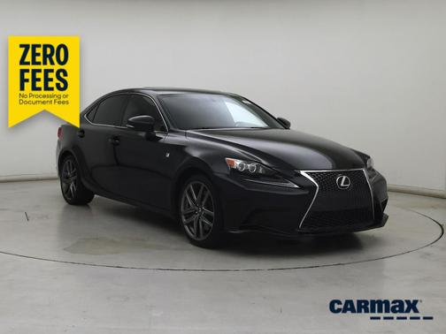 Black 2015 Lexus IS 350