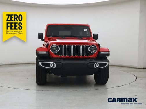 Red 2025 Jeep Wrangler 4xe Sahara