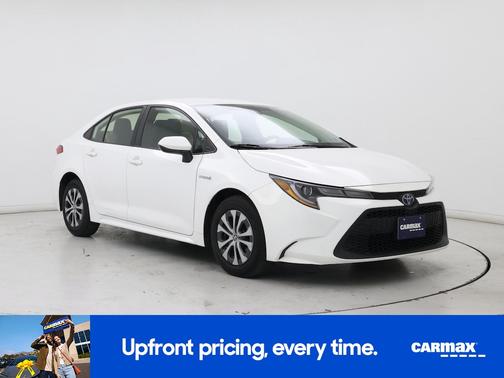 White 2021 Toyota Corolla Hybrid LE