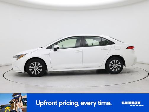 White 2021 Toyota Corolla Hybrid LE