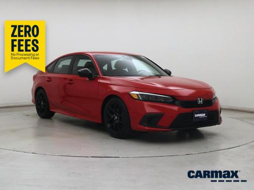 Red 2022 Honda Civic Sport