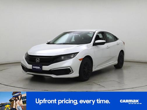 White 2019 Honda Civic LX