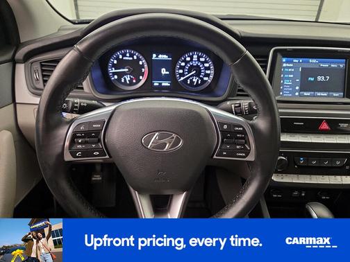 Black 2018 Hyundai SONATA SEL