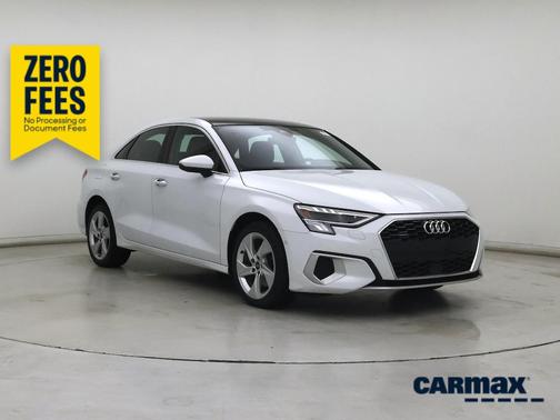 White 2023 Audi A3 Premium