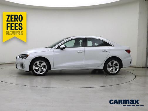 White 2023 Audi A3 Premium