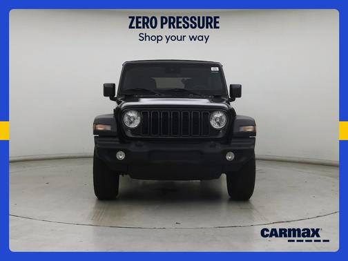 Black 2024 Jeep Wrangler Sport S